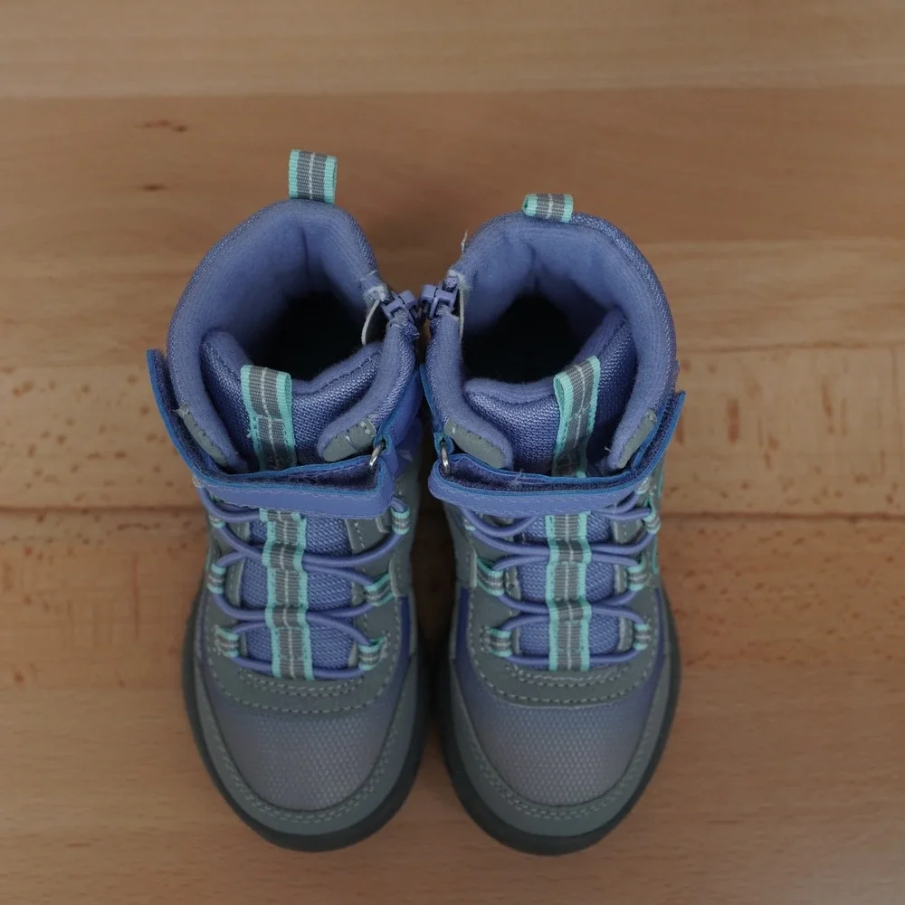 Merrell Boots Kids 11 Purple Polar Trekker Waterproof Weather Ready MK167859